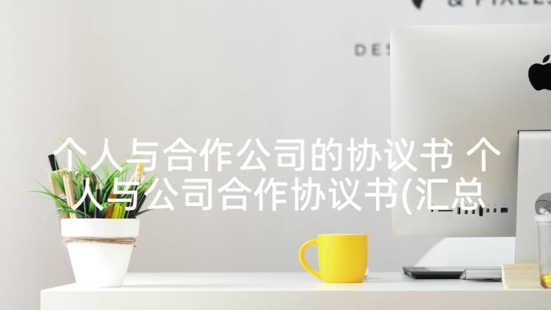 个人与合作公司的协议书 个人与公司合作协议书(汇总5篇)