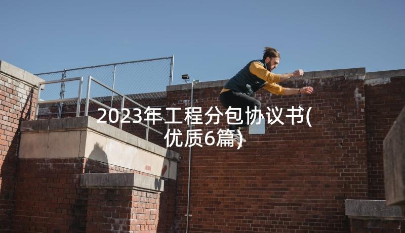 2023年工程分包协议书(优质6篇)