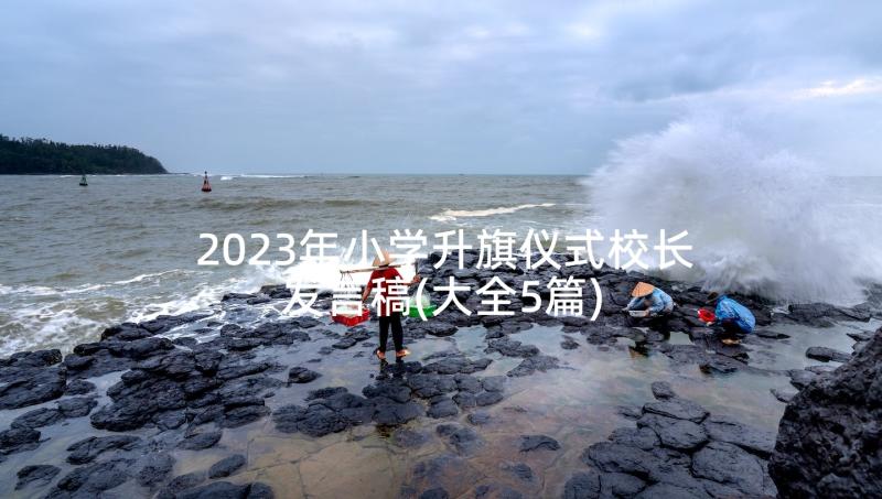 2023年小学升旗仪式校长发言稿(大全5篇)