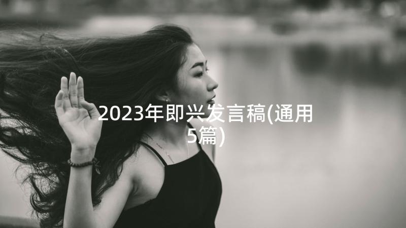 2023年即兴发言稿(通用5篇)