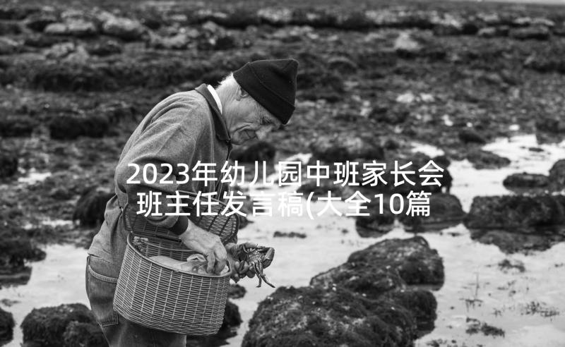 2023年幼儿园中班家长会班主任发言稿(大全10篇)