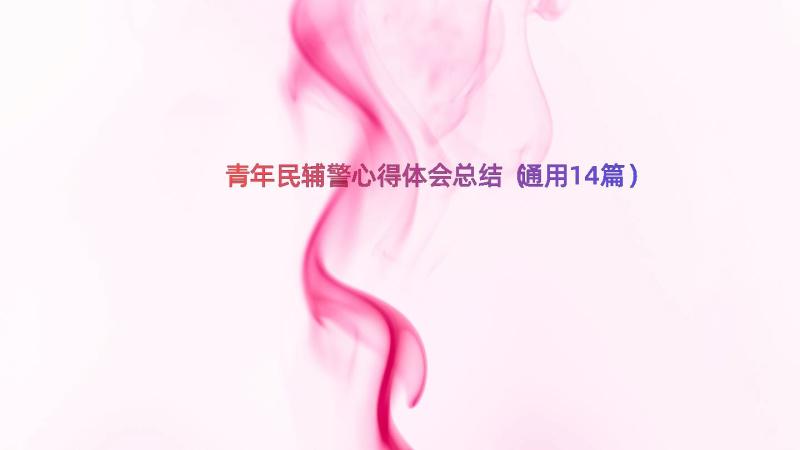 青年民辅警心得体会总结（通用14篇）