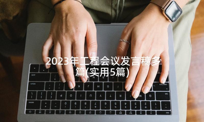 2023年工程会议发言稿多篇(实用5篇)