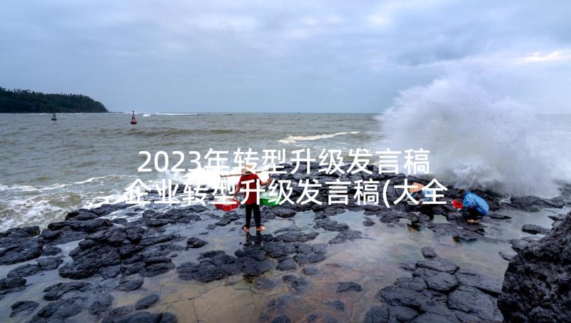 2023年转型升级发言稿 企业转型升级发言稿(大全5篇)