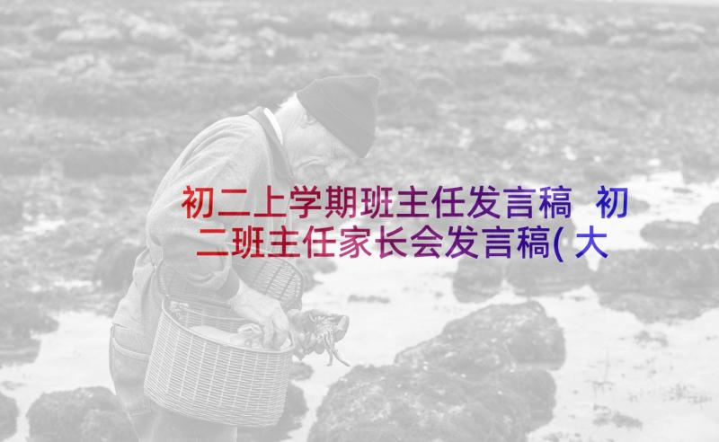 初二上学期班主任发言稿 初二班主任家长会发言稿(大全6篇)