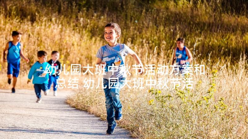 幼儿园大班中秋节活动方案和总结 幼儿园大班中秋节活动方案(精选5篇)