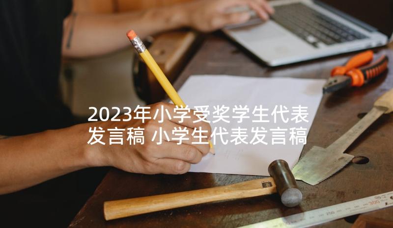 2023年小学受奖学生代表发言稿 小学生代表发言稿(大全10篇)