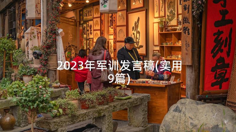 2023年军训发言稿(实用9篇)