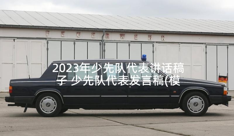 2023年少先队代表讲话稿子 少先队代表发言稿(模板10篇)