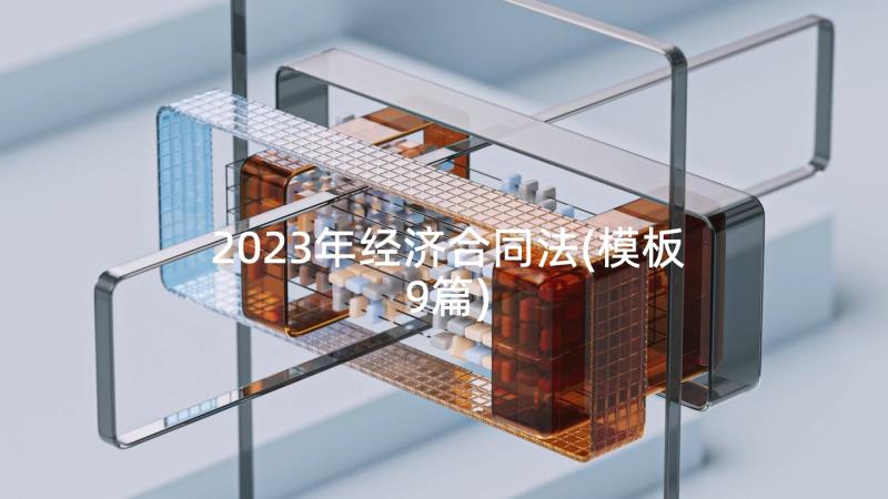 2023年经济合同法(模板9篇)