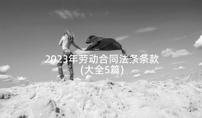 2023年劳动合同法条条款(大全5篇)