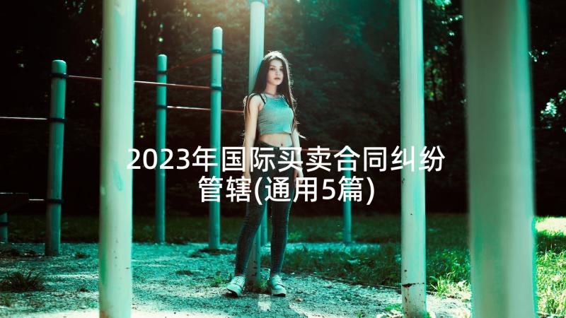 2023年国际买卖合同纠纷管辖(通用5篇)