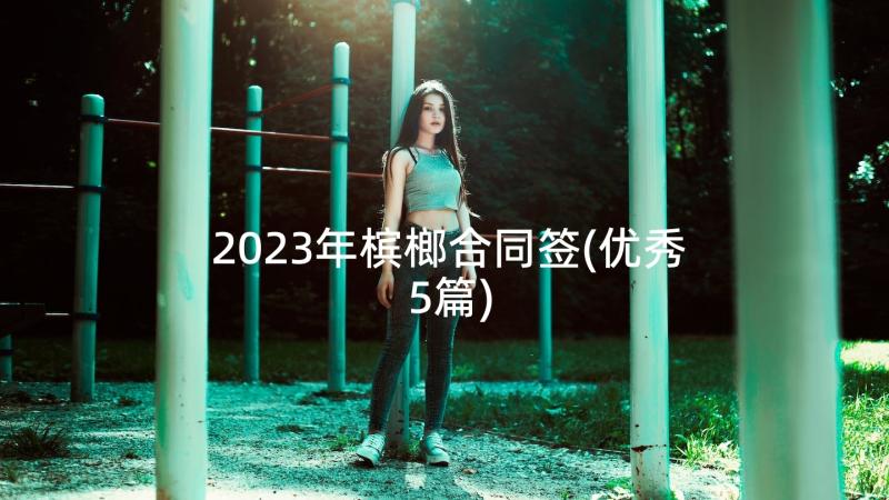 2023年槟榔合同签(优秀5篇)