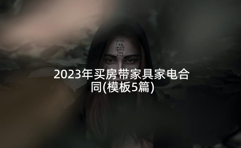 2023年买房带家具家电合同(模板5篇)