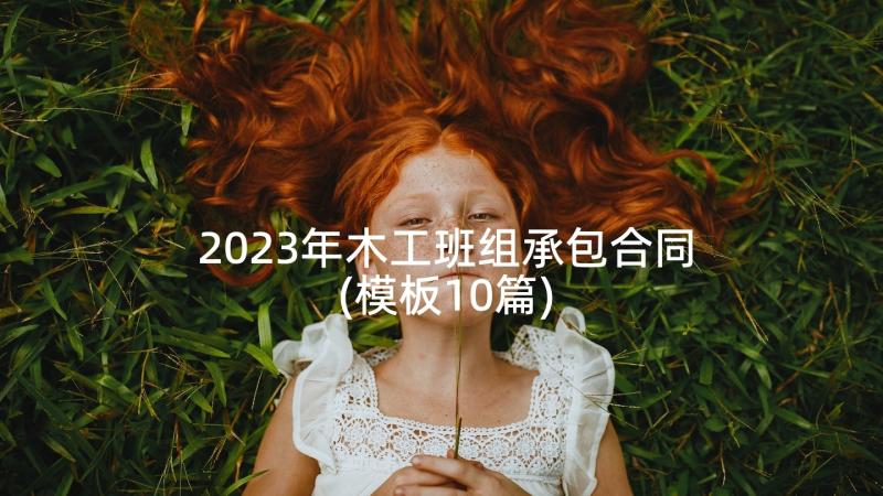 2023年木工班组承包合同(模板10篇)