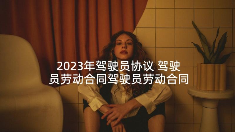 2023年驾驶员协议 驾驶员劳动合同驾驶员劳动合同格式(大全10篇)