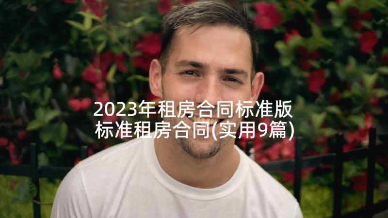 2023年租房合同标准版 标准租房合同(实用9篇)