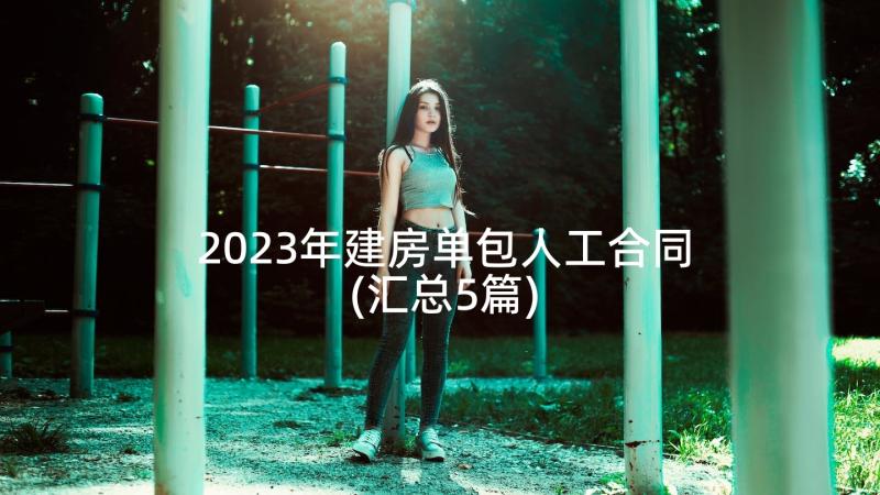 2023年建房单包人工合同(汇总5篇)