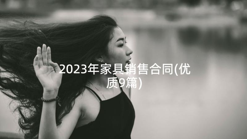 2023年家具销售合同(优质9篇)