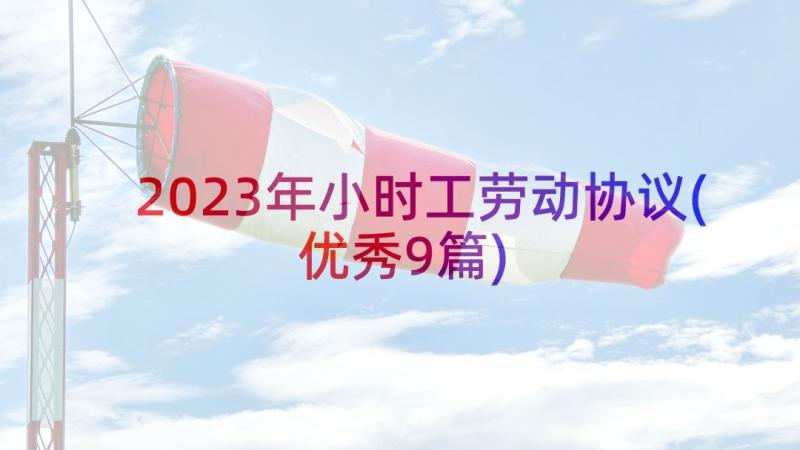 2023年小时工劳动协议(优秀9篇)