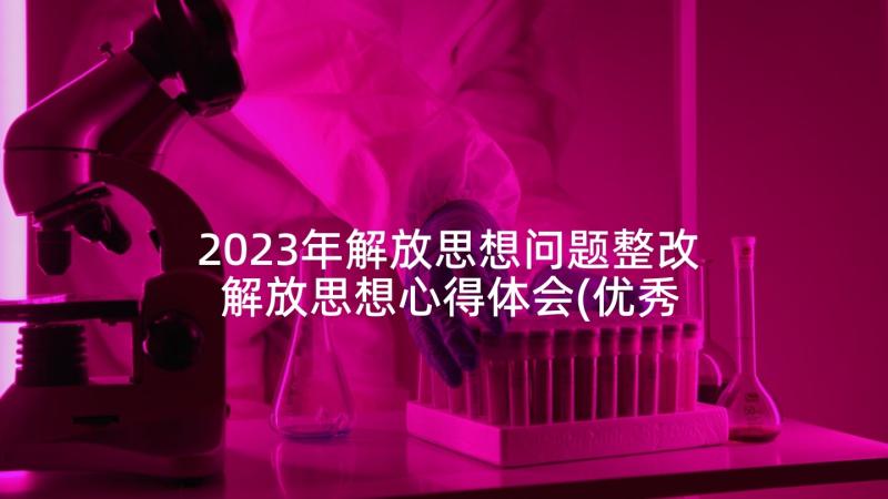 2023年解放思想问题整改 解放思想心得体会(优秀10篇)