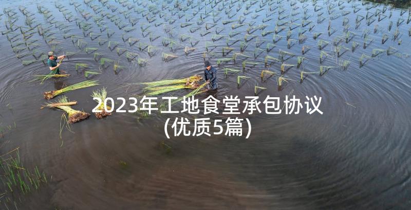 2023年工地食堂承包协议(优质5篇)