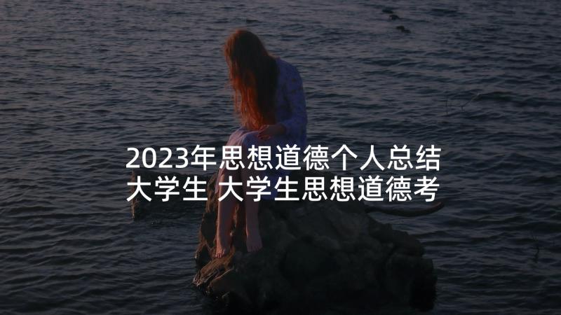 2023年思想道德个人总结大学生 大学生思想道德考核个人总结(通用5篇)