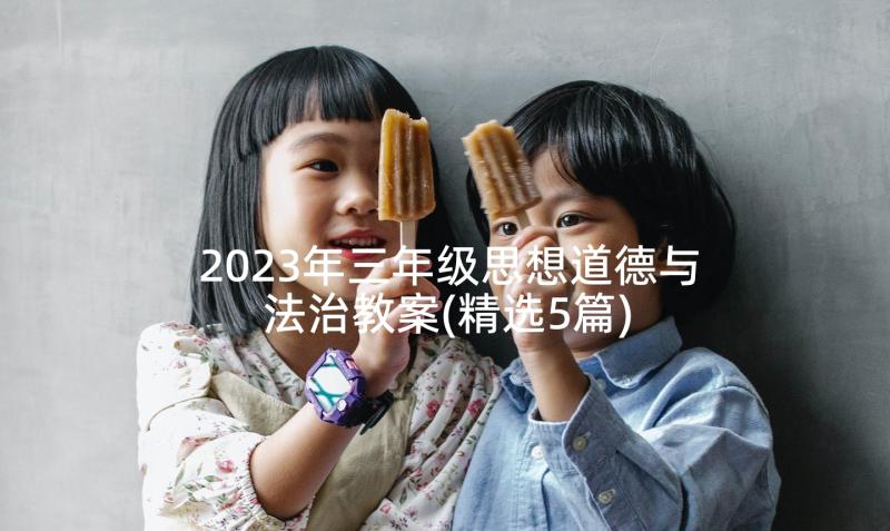 2023年三年级思想道德与法治教案(精选5篇)