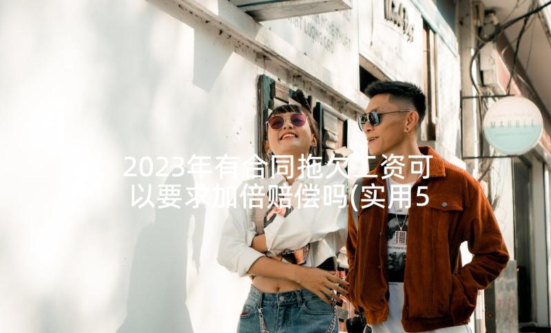 2023年有合同拖欠工资可以要求加倍赔偿吗(实用5篇)