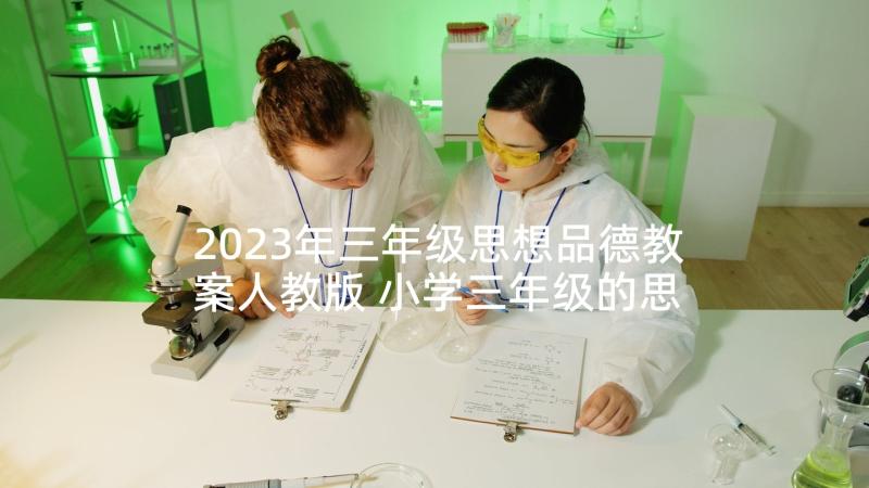 2023年三年级思想品德教案人教版 小学三年级的思想品德教案(优秀6篇)