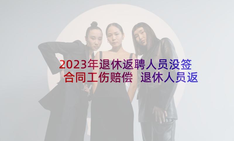 2023年退休返聘人员没签合同工伤赔偿 退休人员返聘合同(优秀5篇)