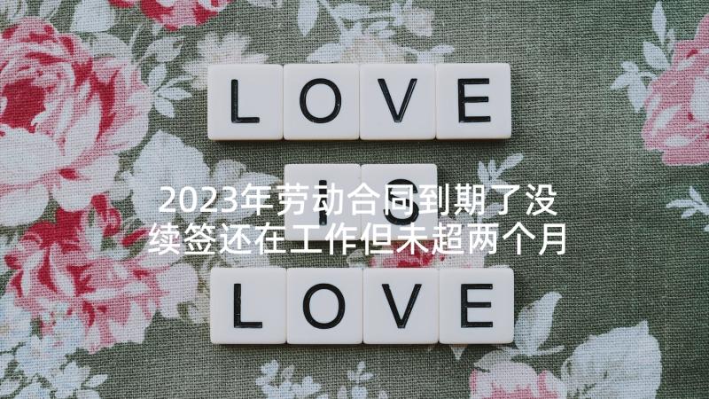 2023年劳动合同到期了没续签还在工作但未超两个月(大全5篇)