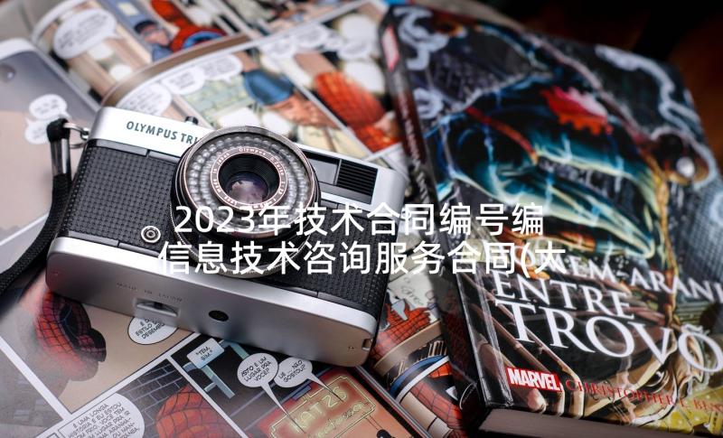 2023年技术合同编号编 信息技术咨询服务合同(大全5篇)