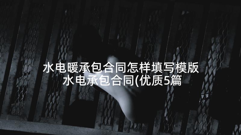 水电暖承包合同怎样填写模版 水电承包合同(优质5篇)