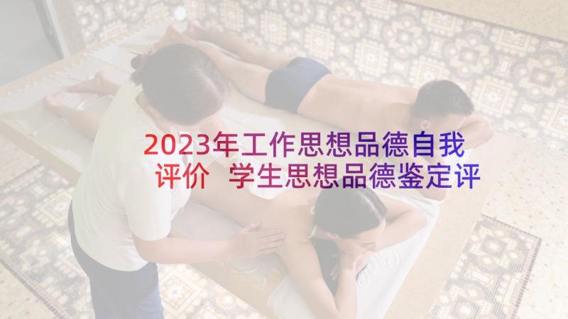 2023年工作思想品德自我评价 学生思想品德鉴定评语条(大全6篇)