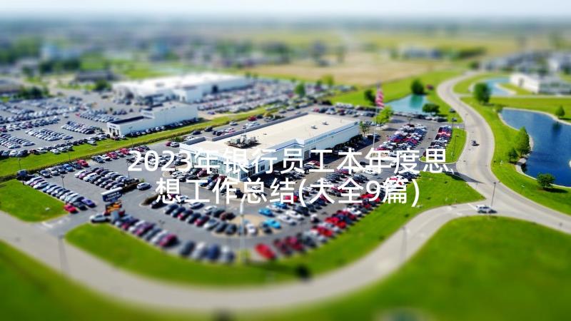 2023年银行员工本年度思想工作总结(大全9篇)