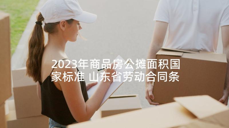 2023年商品房公摊面积国家标准 山东省劳动合同条例(优质8篇)