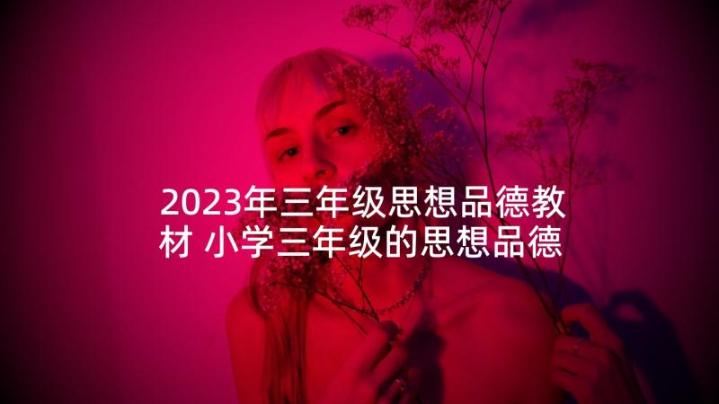 2023年三年级思想品德教材 小学三年级的思想品德教案(汇总5篇)