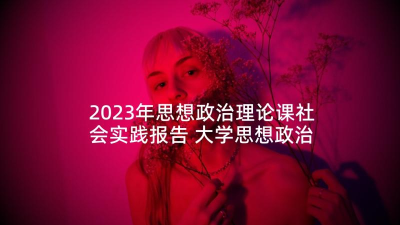 2023年思想政治理论课社会实践报告 大学思想政治理论课教案(汇总8篇)