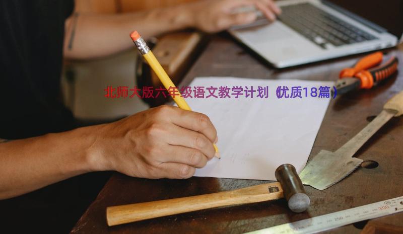 北师大版六年级语文教学计划（优质18篇）