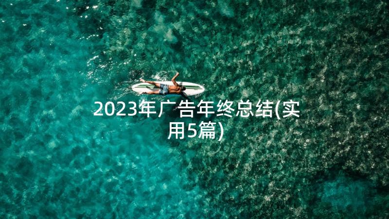 2023年广告年终总结(实用5篇)