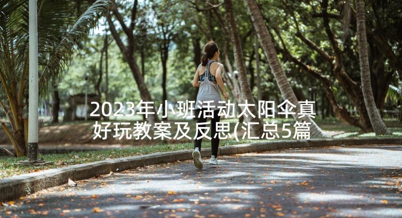 2023年小班活动太阳伞真好玩教案及反思(汇总5篇)