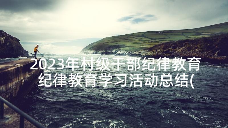 2023年村级干部纪律教育 纪律教育学习活动总结(实用8篇)