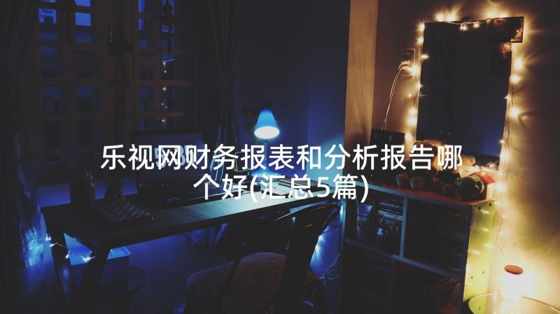 乐视网财务报表和分析报告哪个好(汇总5篇)