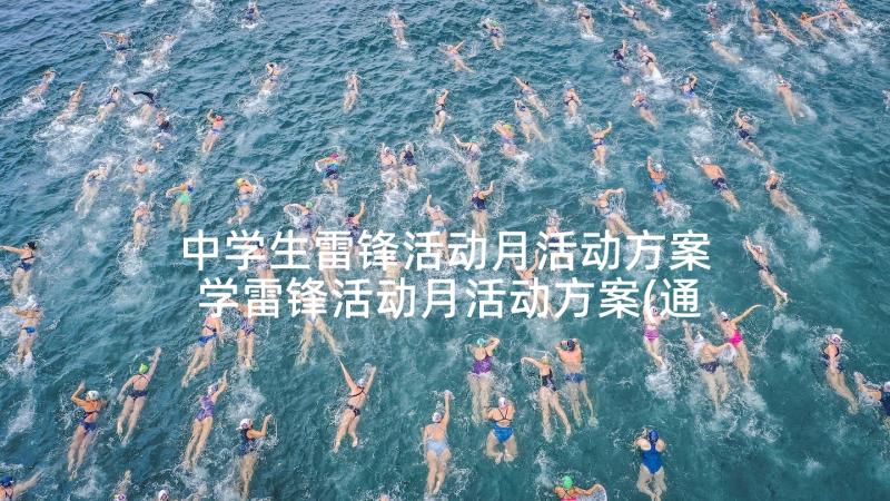 中学生雷锋活动月活动方案 学雷锋活动月活动方案(通用8篇)