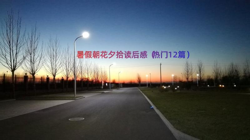 暑假朝花夕拾读后感（热门12篇）