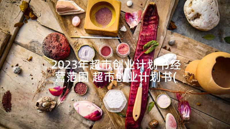 2023年超市创业计划书经营范围 超市创业计划书(大全5篇)
