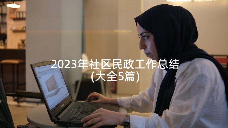 2023年社区民政工作总结(大全5篇)