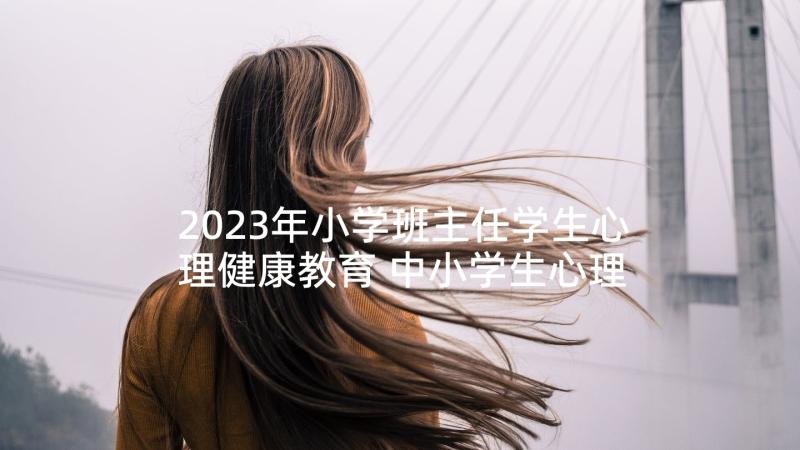 2023年小学班主任学生心理健康教育 中小学生心理健康教育活动方案(实用5篇)