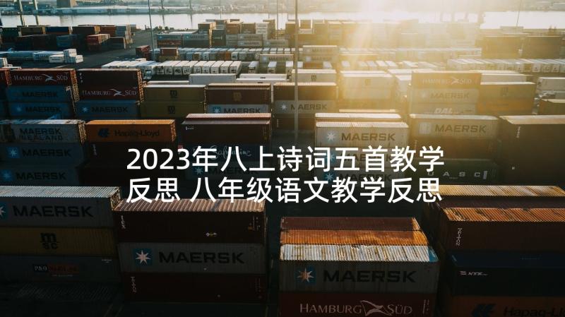 2023年八上诗词五首教学反思 八年级语文教学反思(大全8篇)